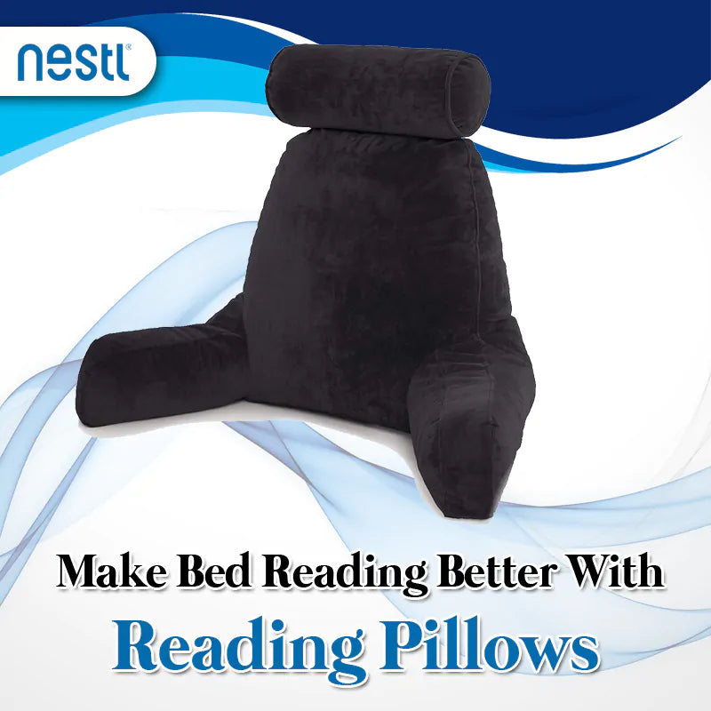 Make Bed Reading Better with Reading Pillows