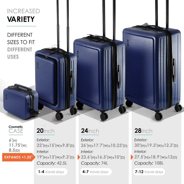 22.4 x 15.7 x12 9 luggage online