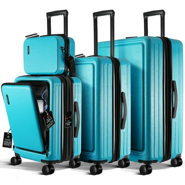 Calpak blue fashion luggage